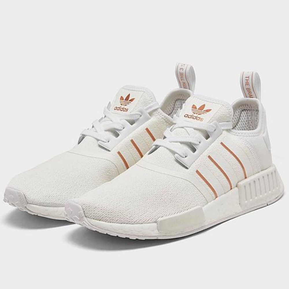 Authentic Adidas NMD R1 white sneakers